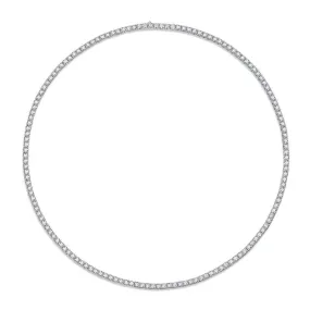 925 Sterling Silver Moissanite Tennis Chain