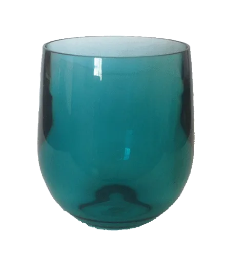 Acrylic Stemless Wine Glass - (six colors)