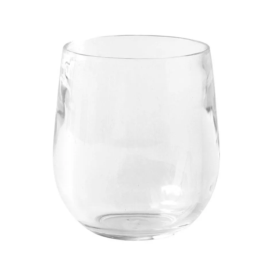 Acrylic Stemless Wine Glass - (six colors)