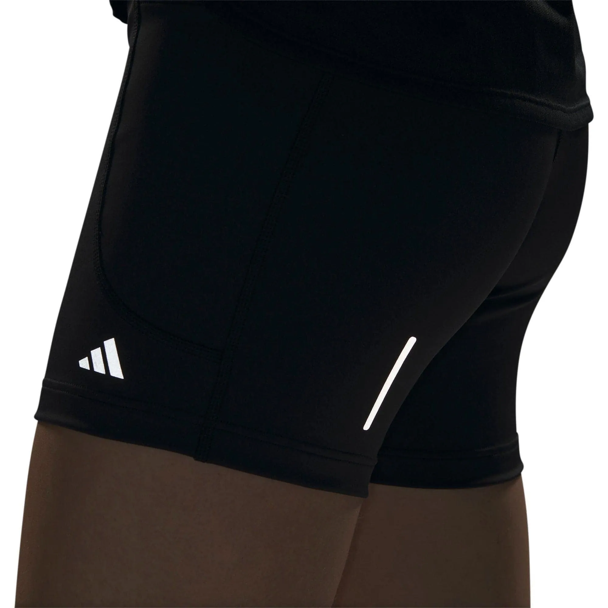 adidas DailyRun 5 Inch Womens Short Running Tights - Black