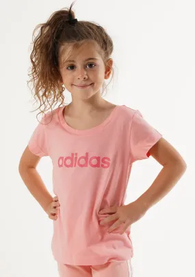 Adidas Junior Esssentials Linear Cotton Tee <br> GD6346