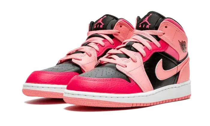 Air Jordan 1 Mid Coral Chalk Pink