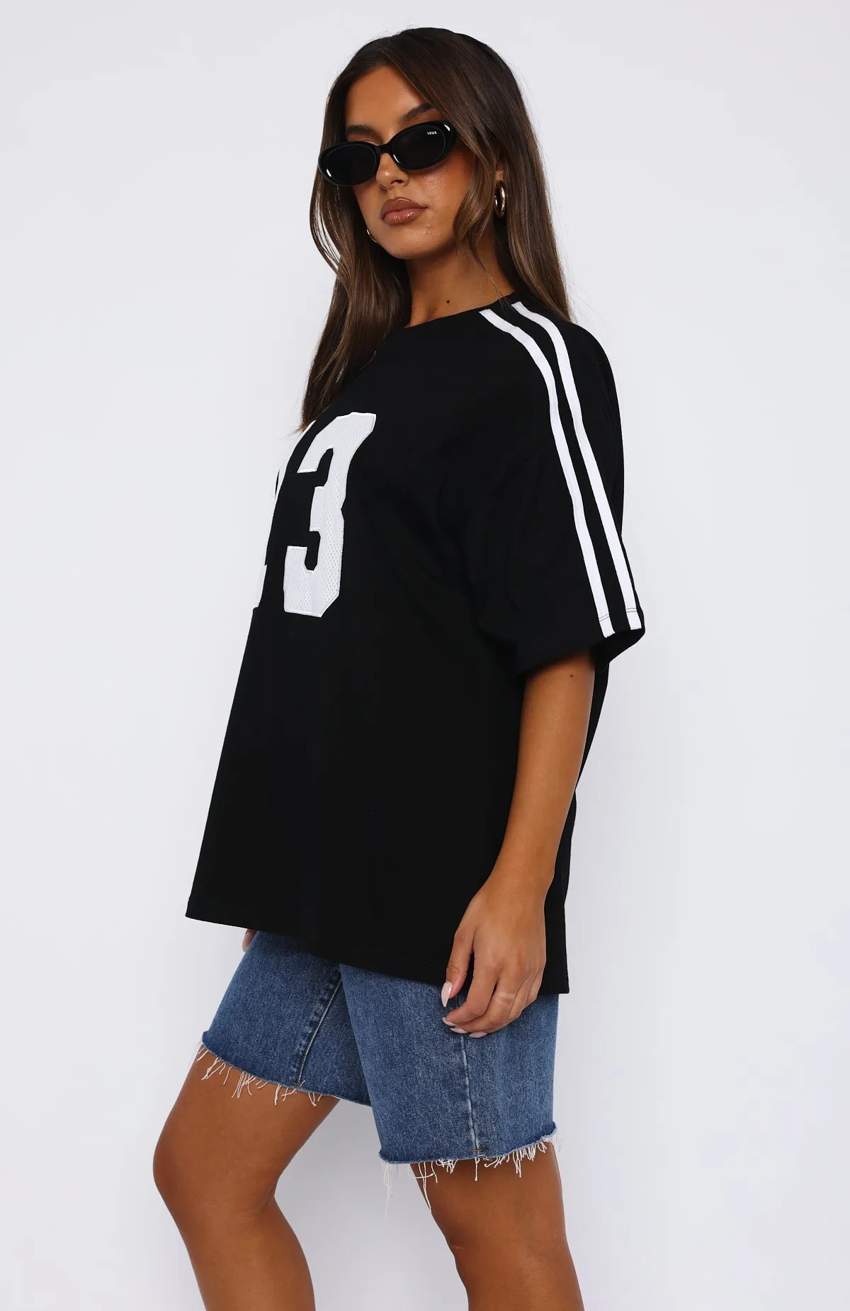 Always A Statement Oversized Tee Black