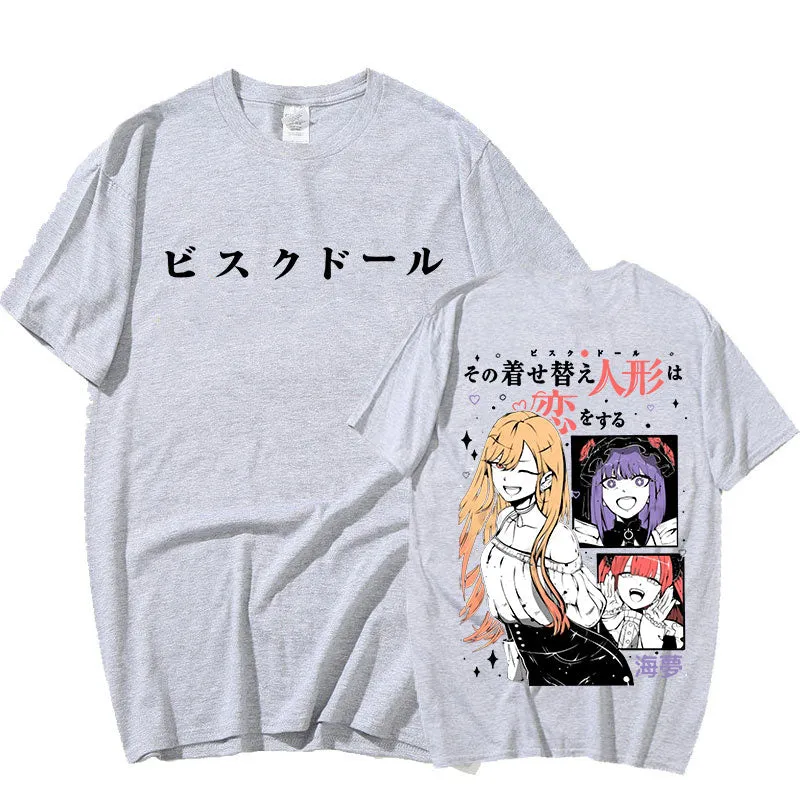 Best My Dress Up Darling T-Shirt Manga Kawaii Marin Kitagawa Anime T-shirt High Quality