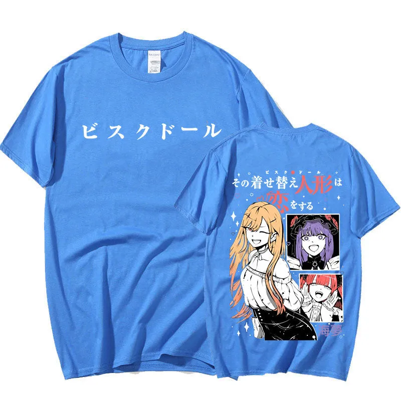 Best My Dress Up Darling T-Shirt Manga Kawaii Marin Kitagawa Anime T-shirt High Quality