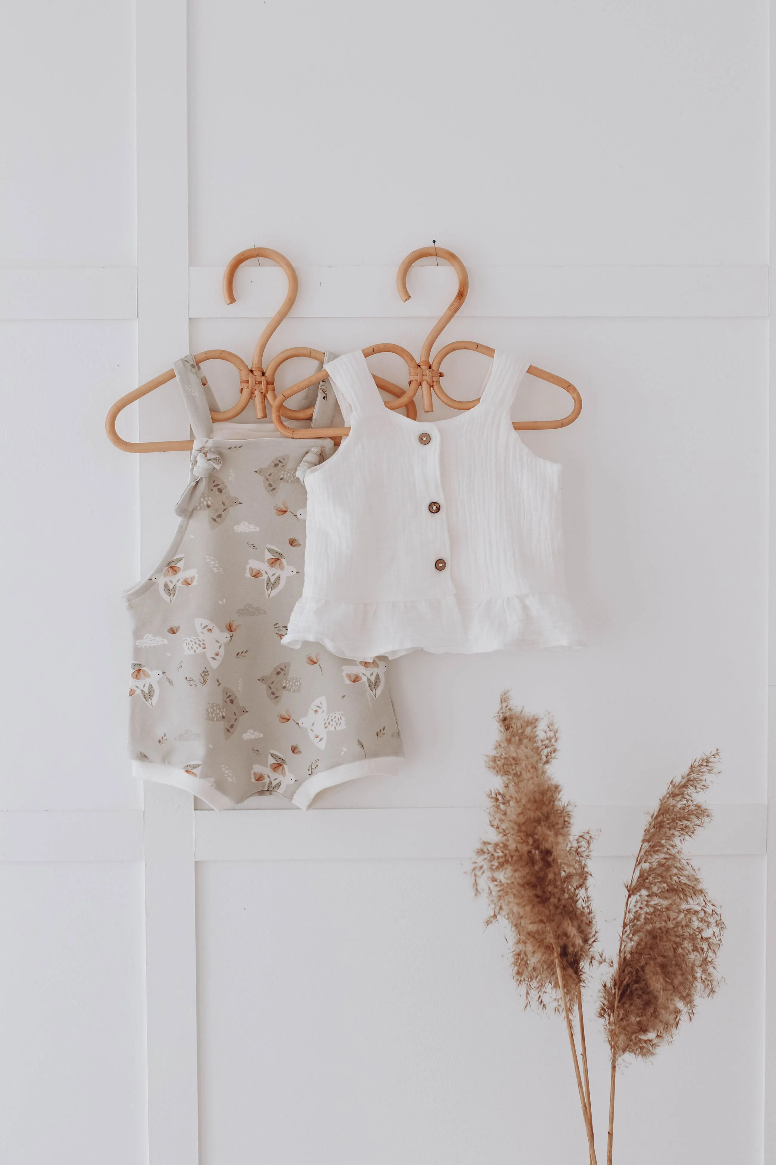 Birds bummie romper