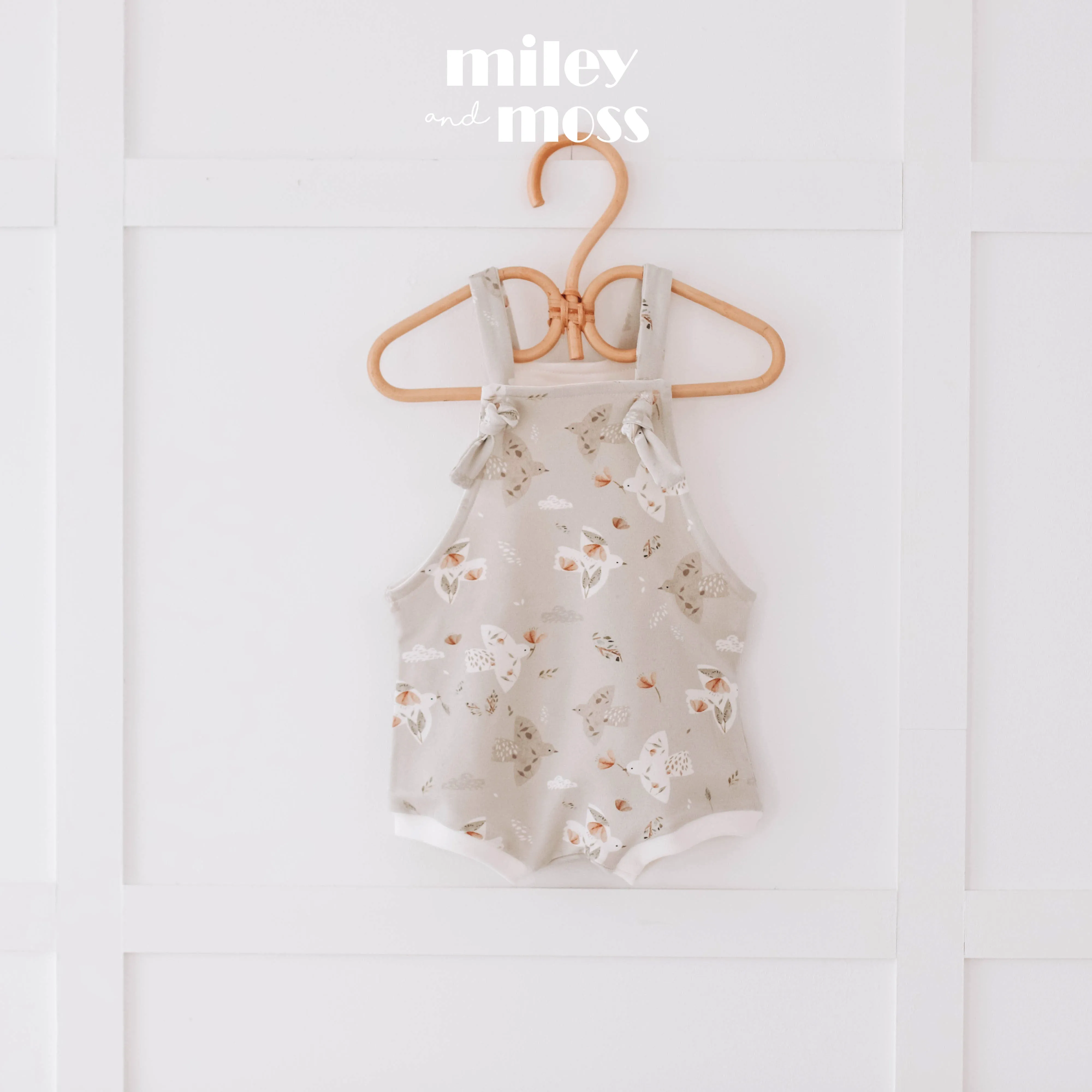 Birds bummie romper