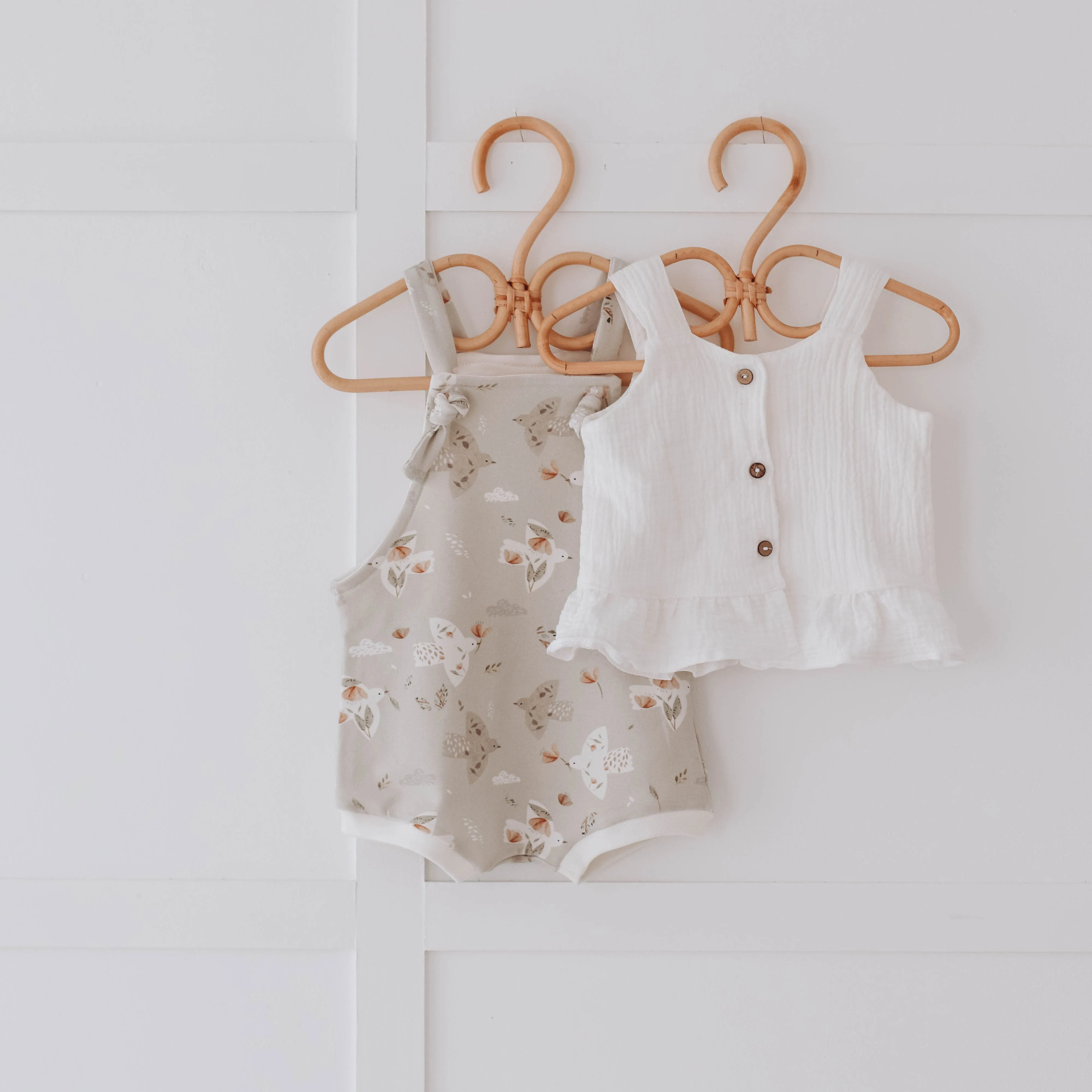 Birds bummie romper