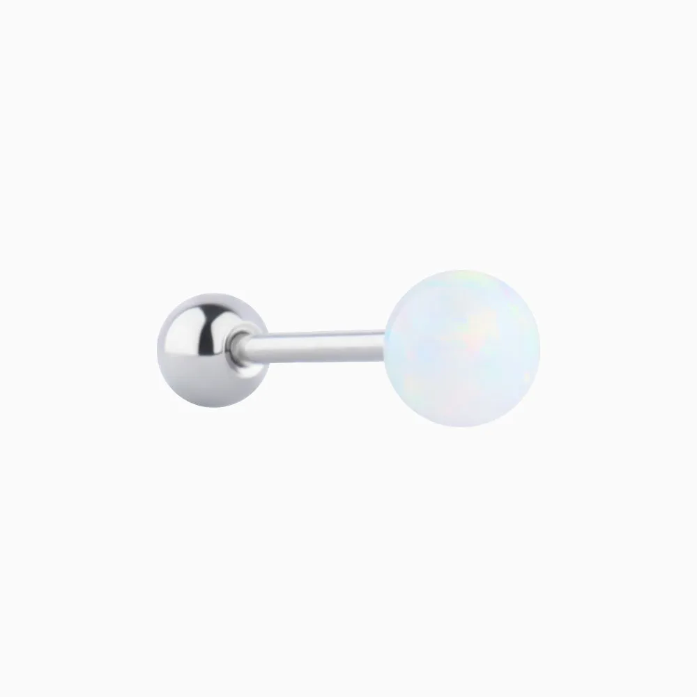 Charm Opal Ball Stud