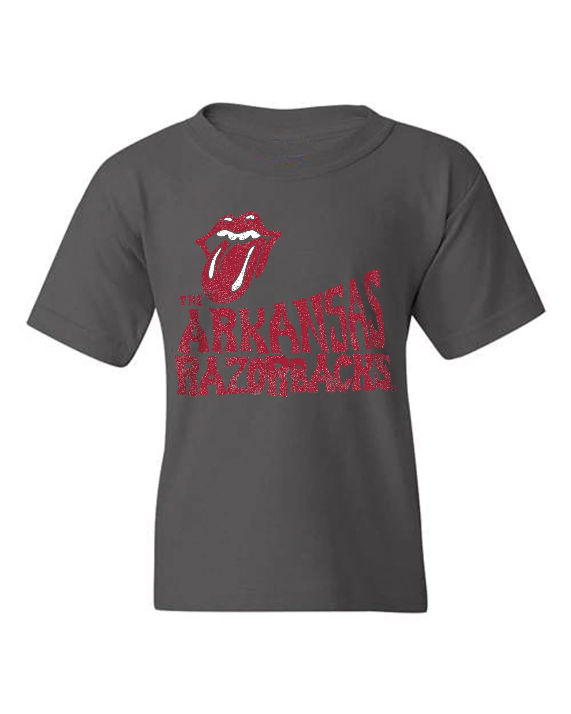 Children's Rolling Stones Arkansas Razorbacks Dazed Charcoal Tee