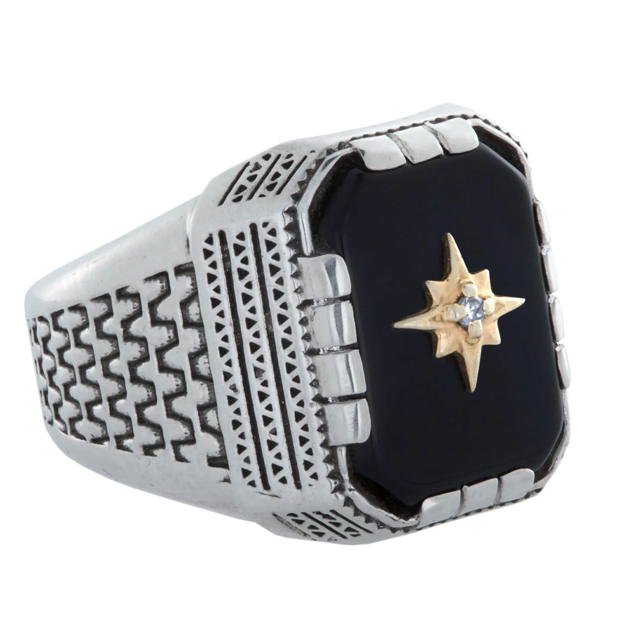 Compass Aztec Ring