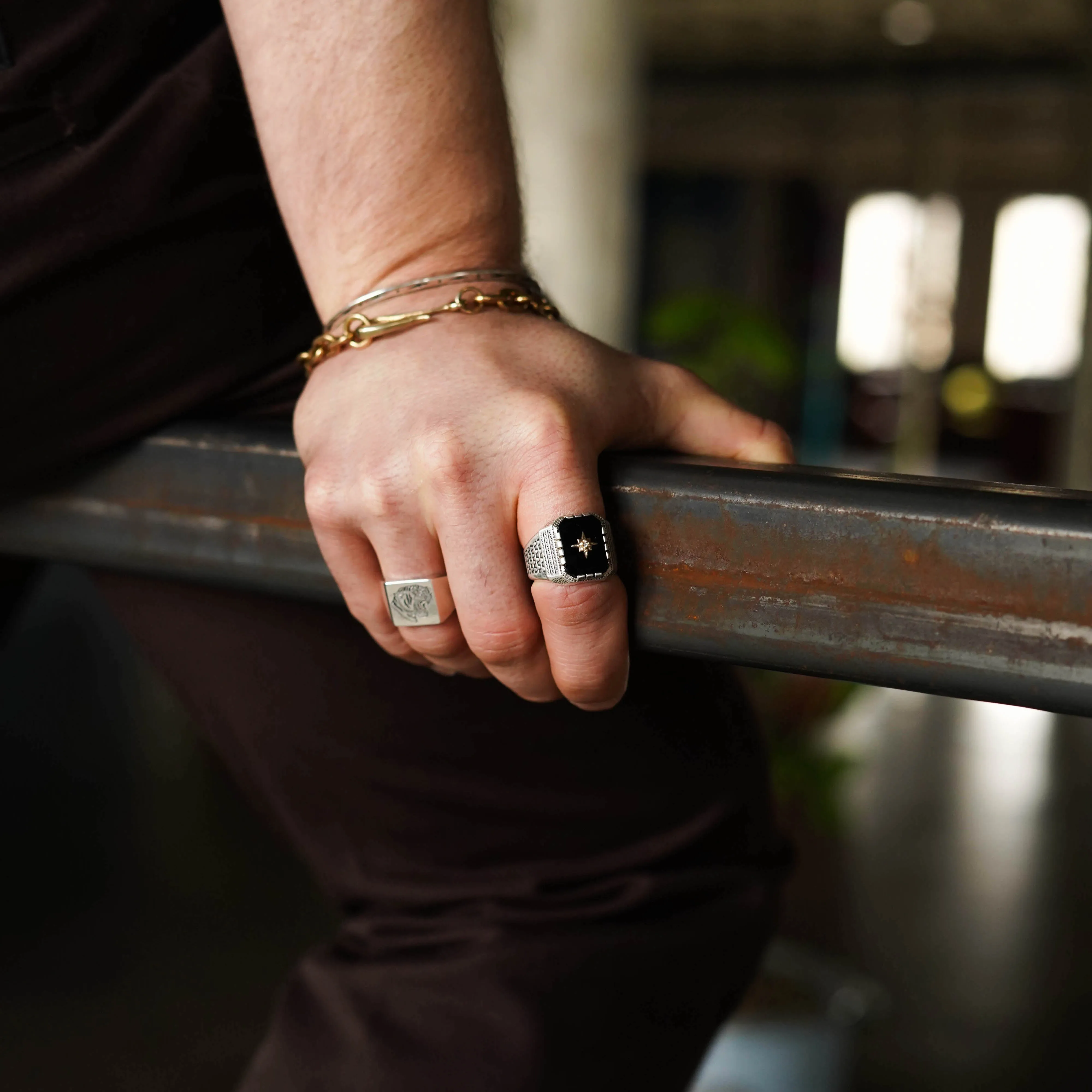 Compass Aztec Ring