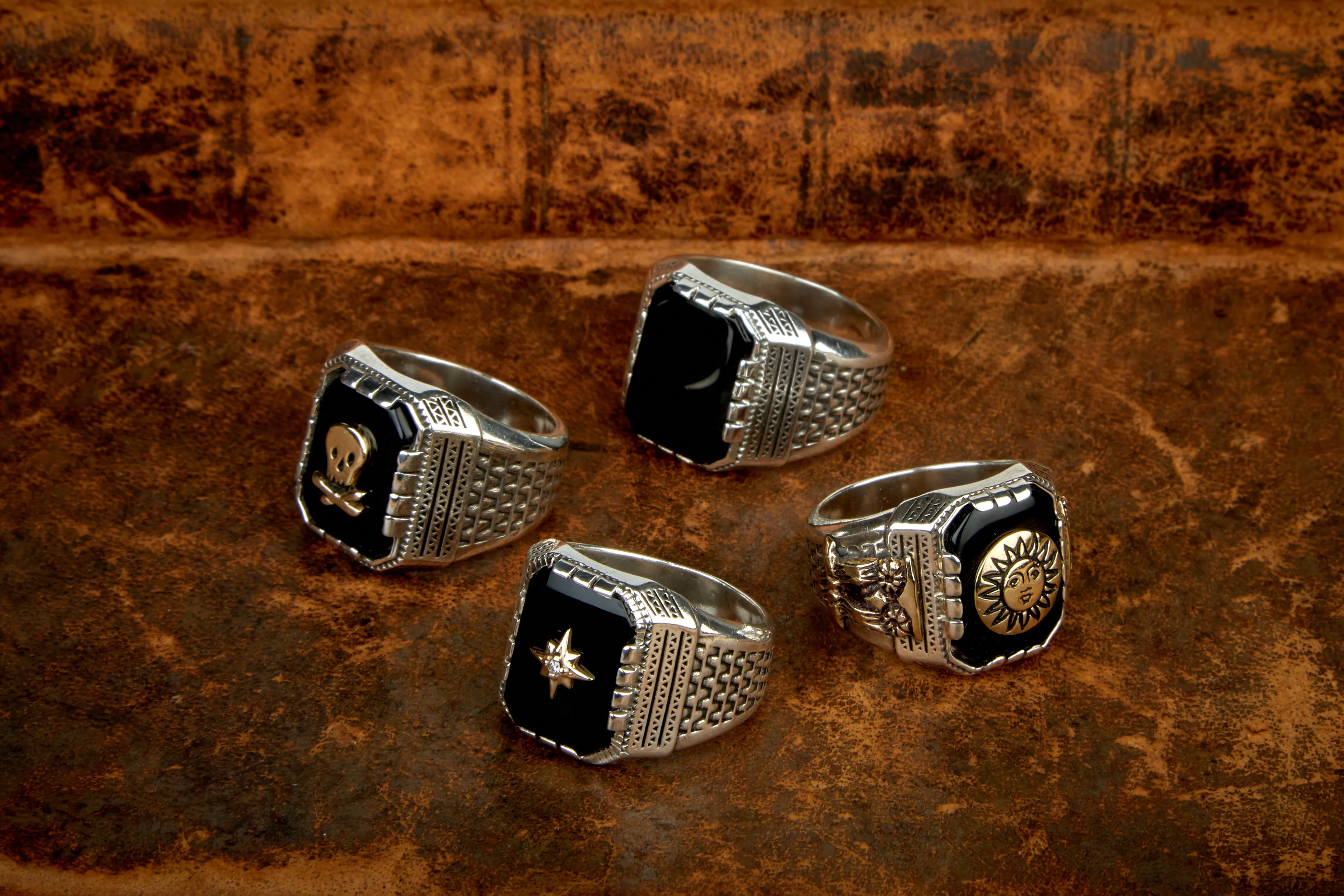 Compass Aztec Ring