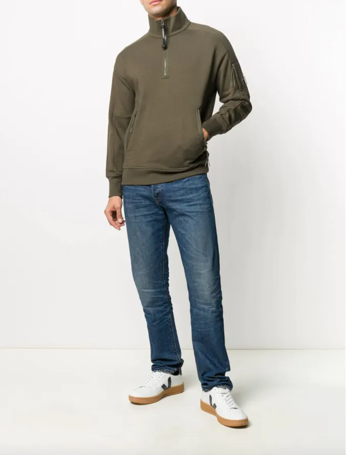 C.P. Company short zip jumper