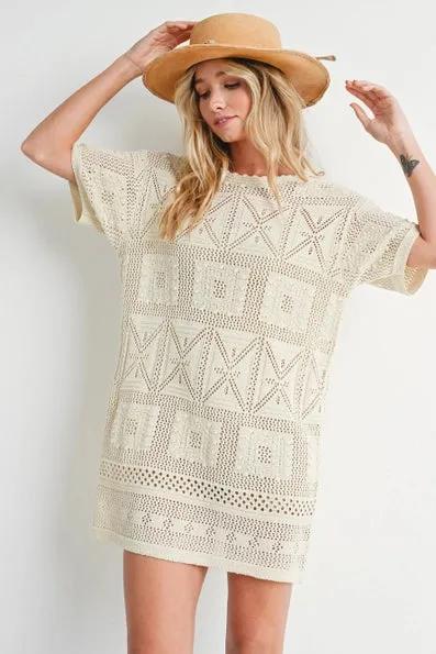 Crochet Cover-Up Dress