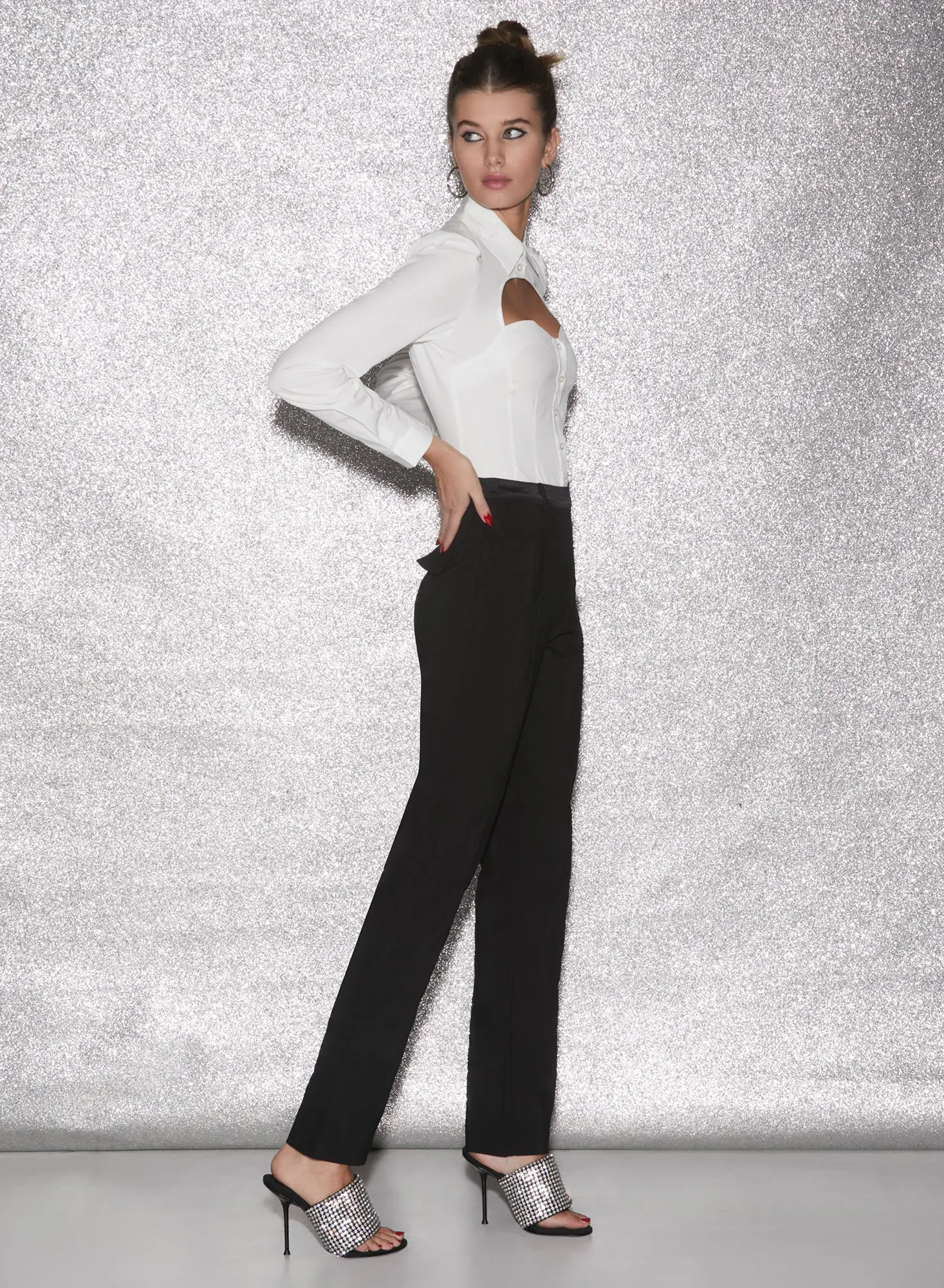 Crystal Cutout Pant