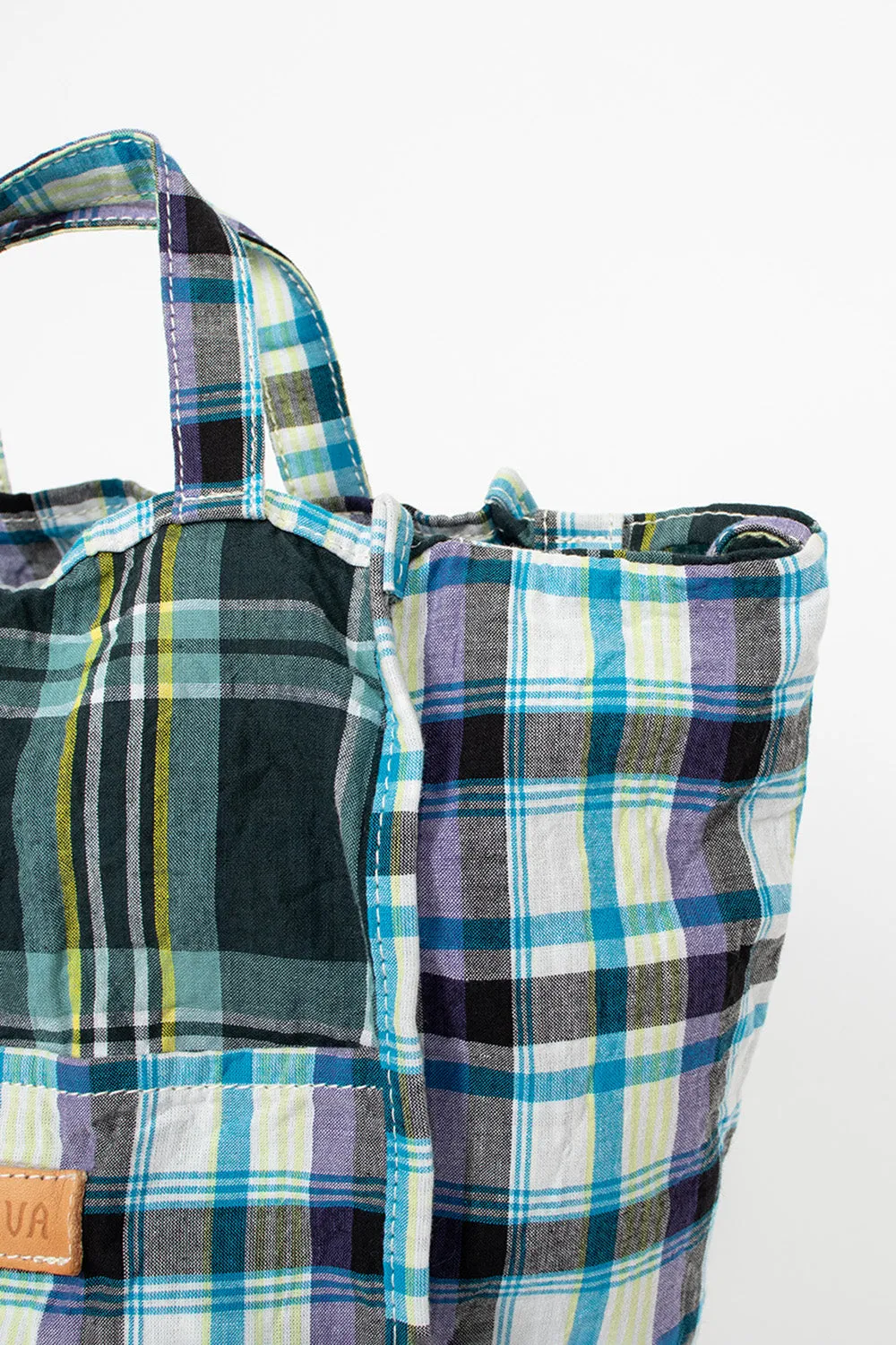 Easy Bag Blue Plaid