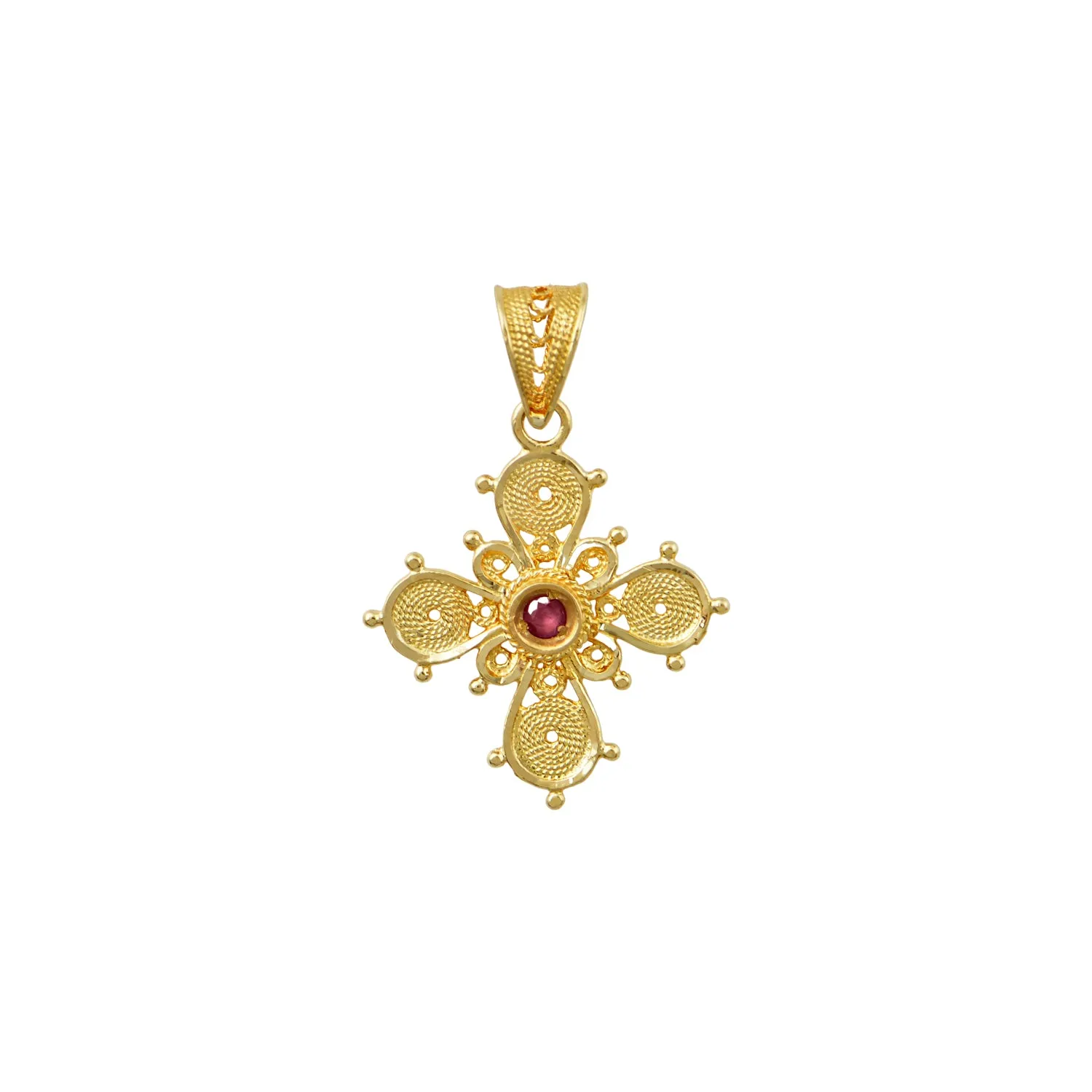 Efimia Greek Orthodox Gold Cross