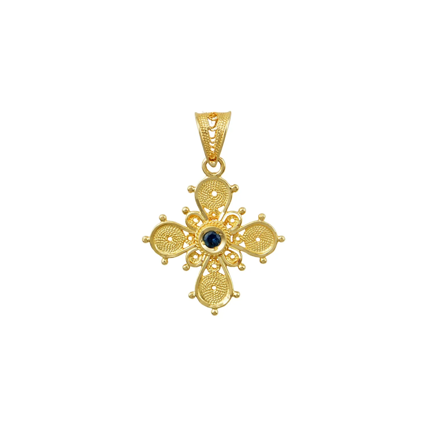 Efimia Greek Orthodox Gold Cross