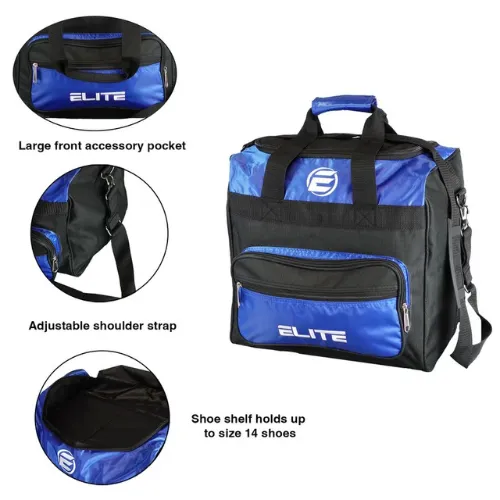 Elite Impression Single Tote Royal Blue Bowling Bag