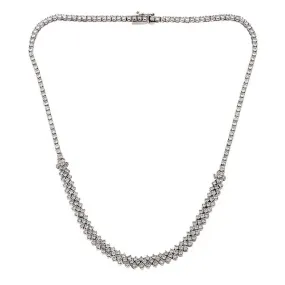 Estate Diamond Riviera Necklace