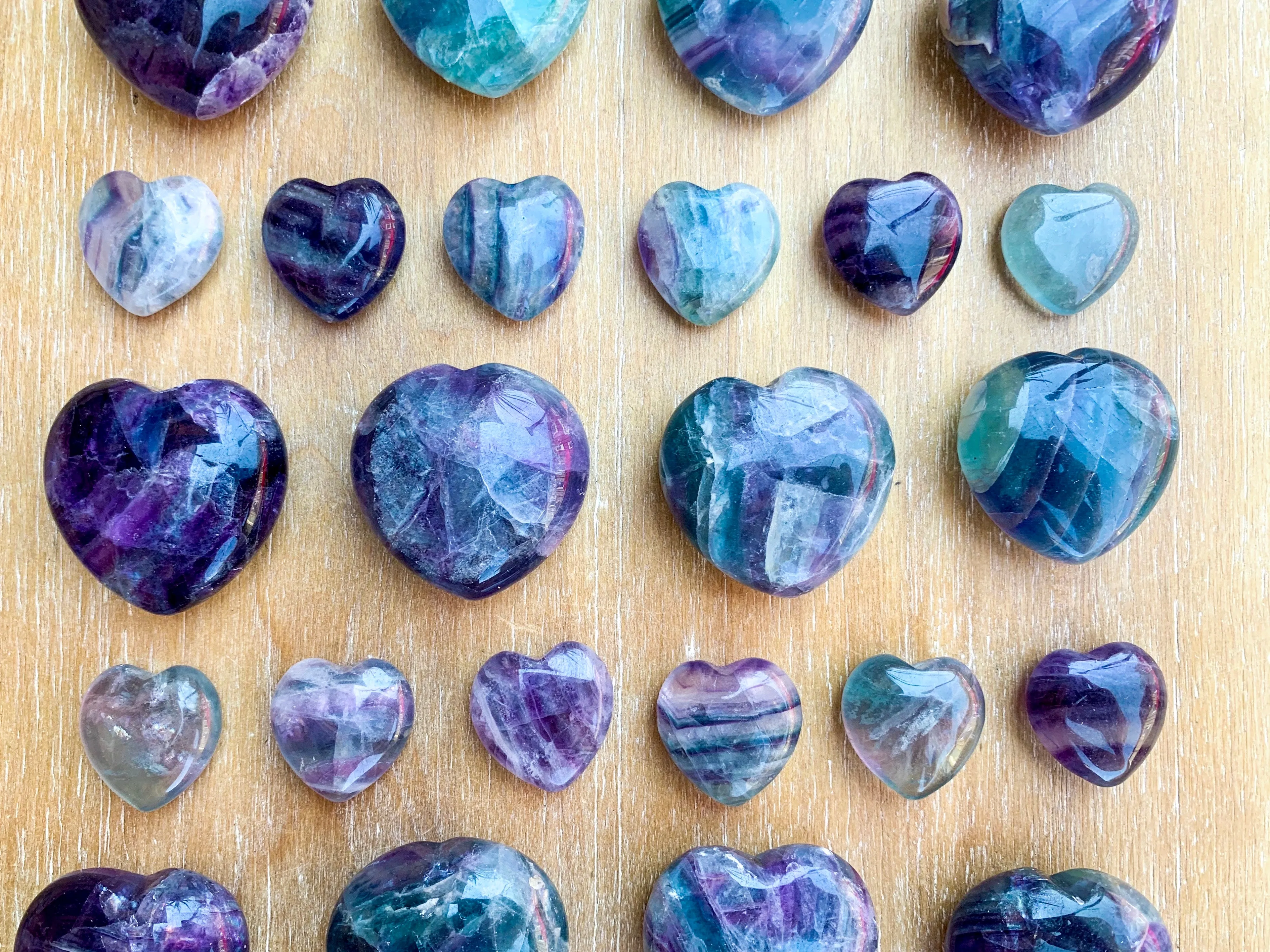 Fluorite Mini Heart