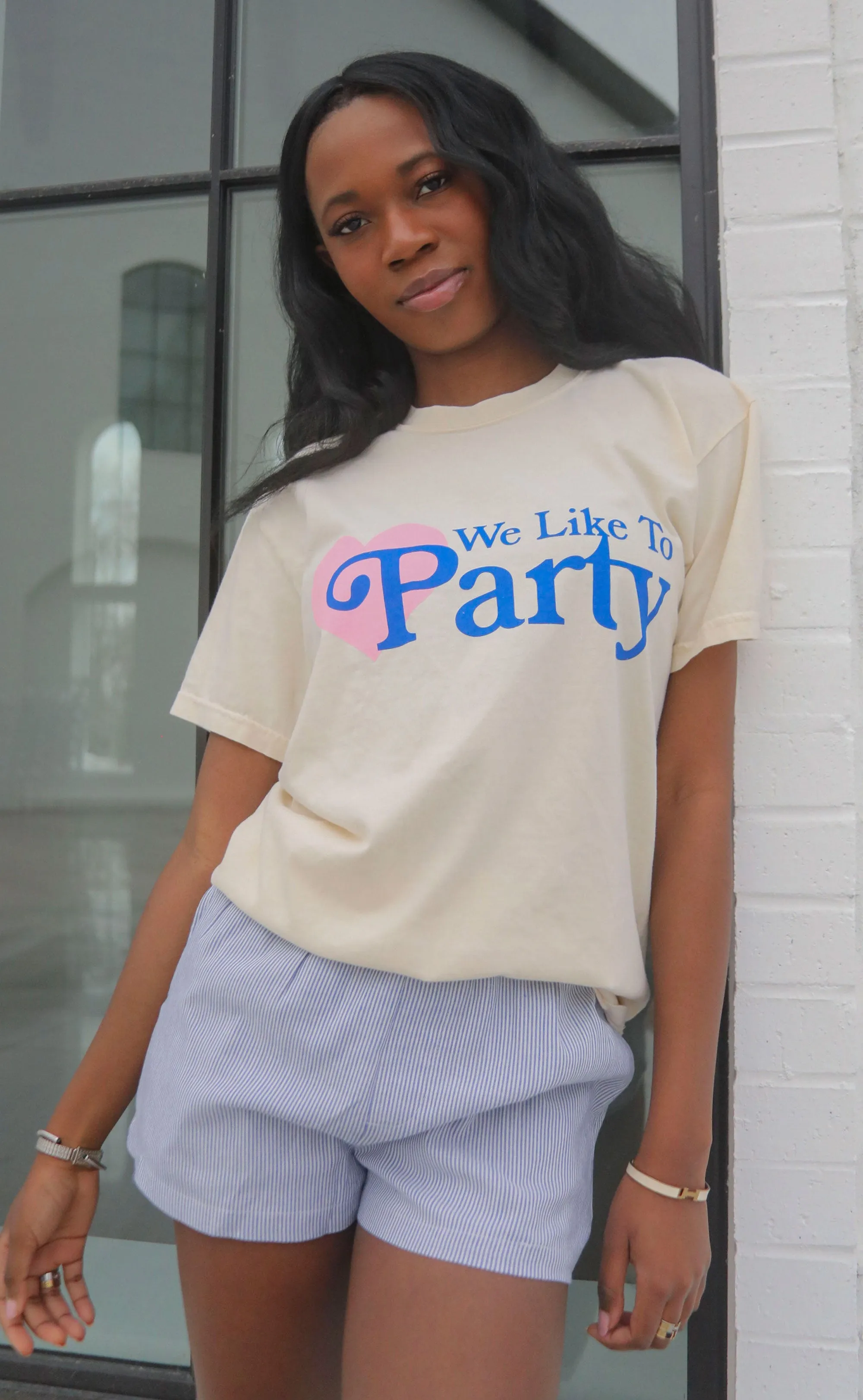 friday   saturday: we like to party heart t shirt