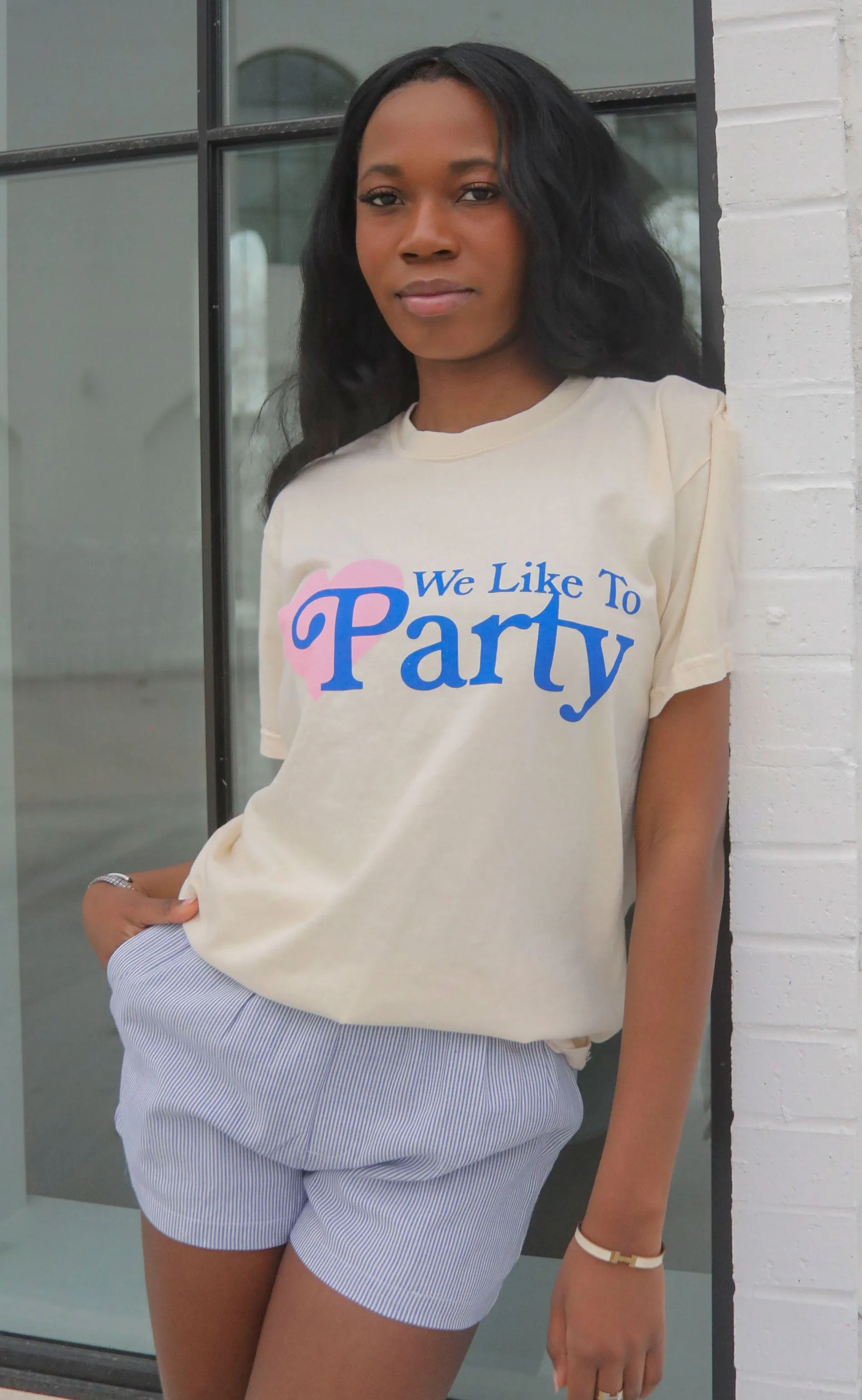 friday   saturday: we like to party heart t shirt