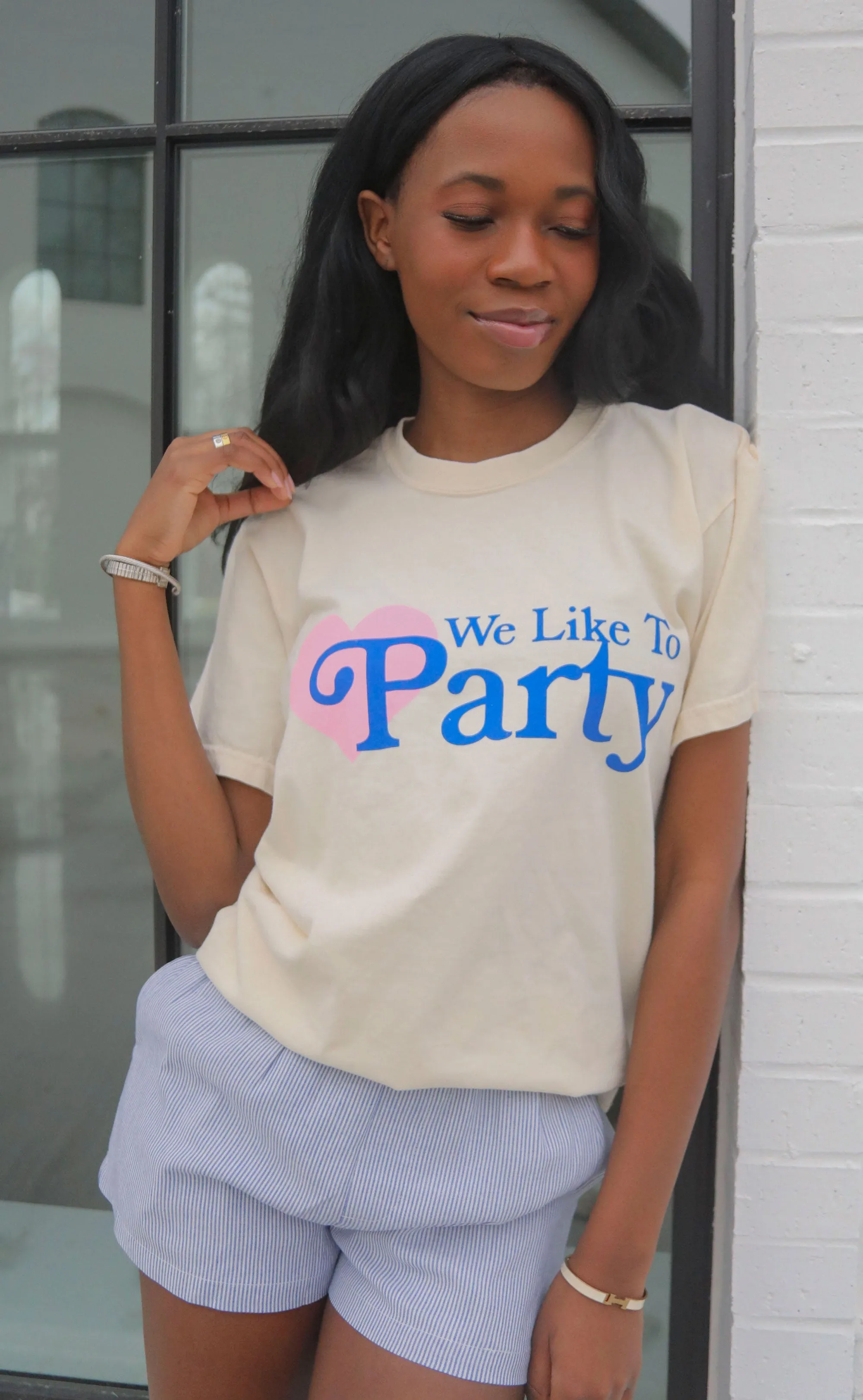 friday   saturday: we like to party heart t shirt