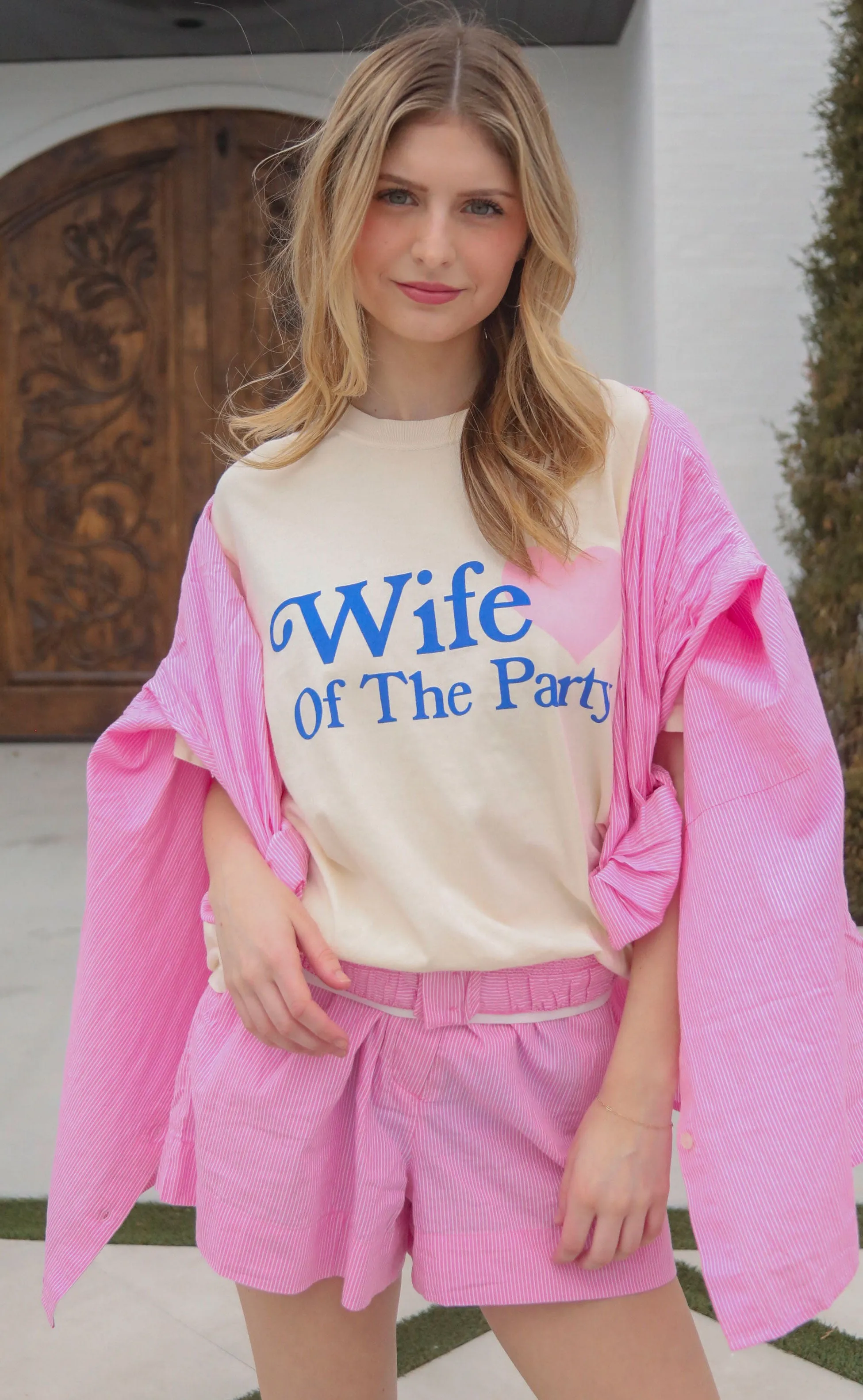 friday   saturday: wife of the party heart t shirt