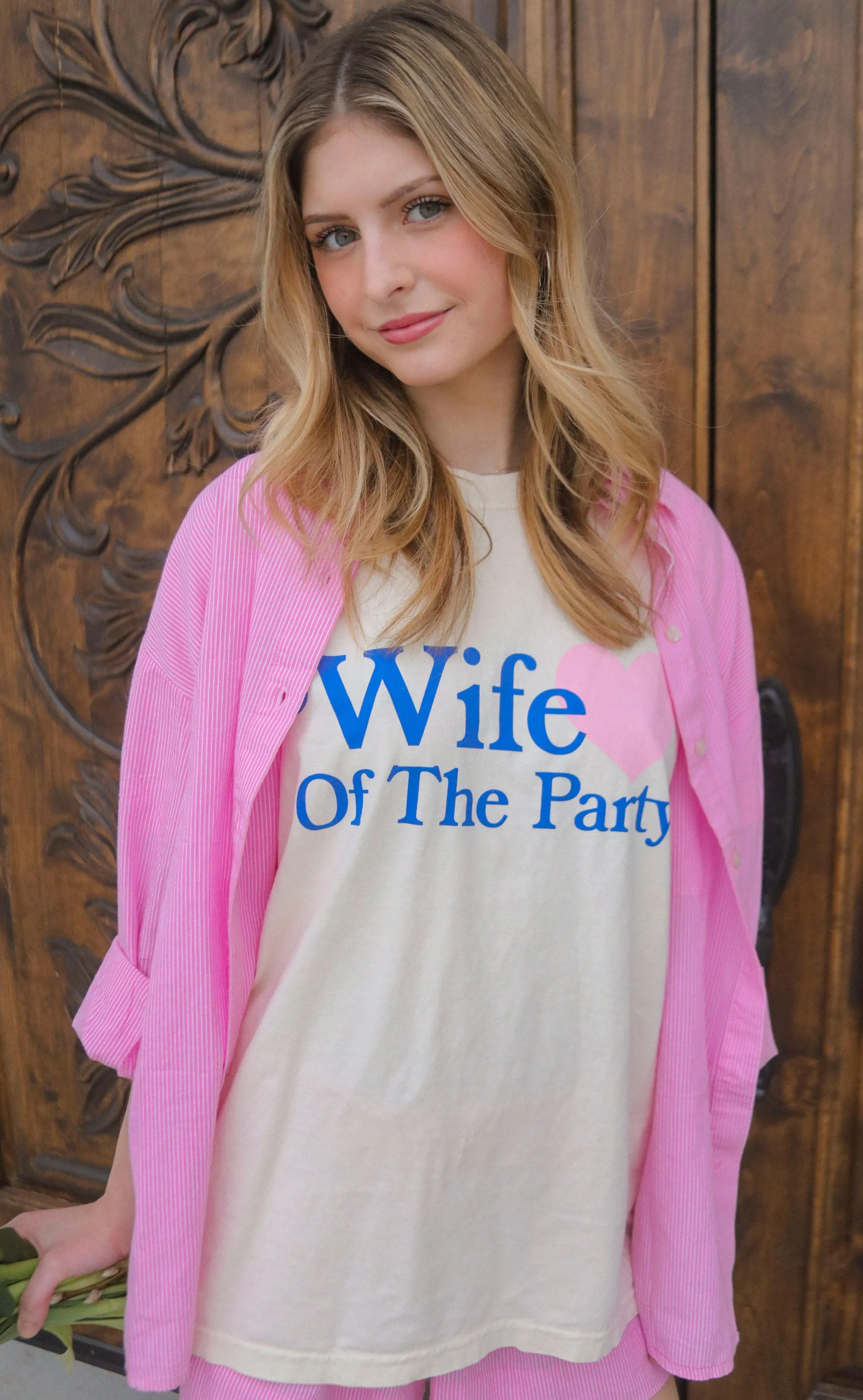 friday   saturday: wife of the party heart t shirt