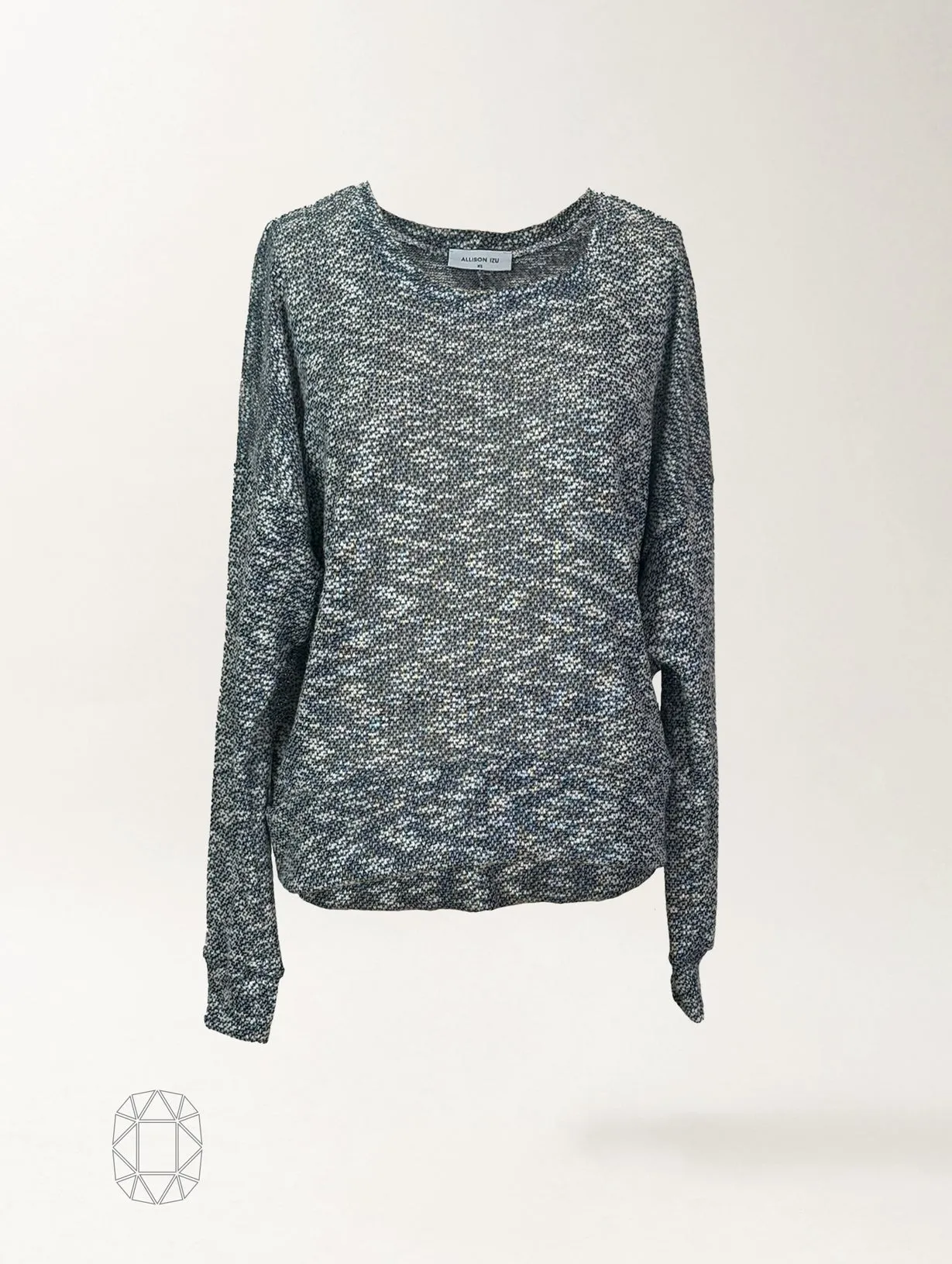 Gabby Sweatshirt - Navy Clouds