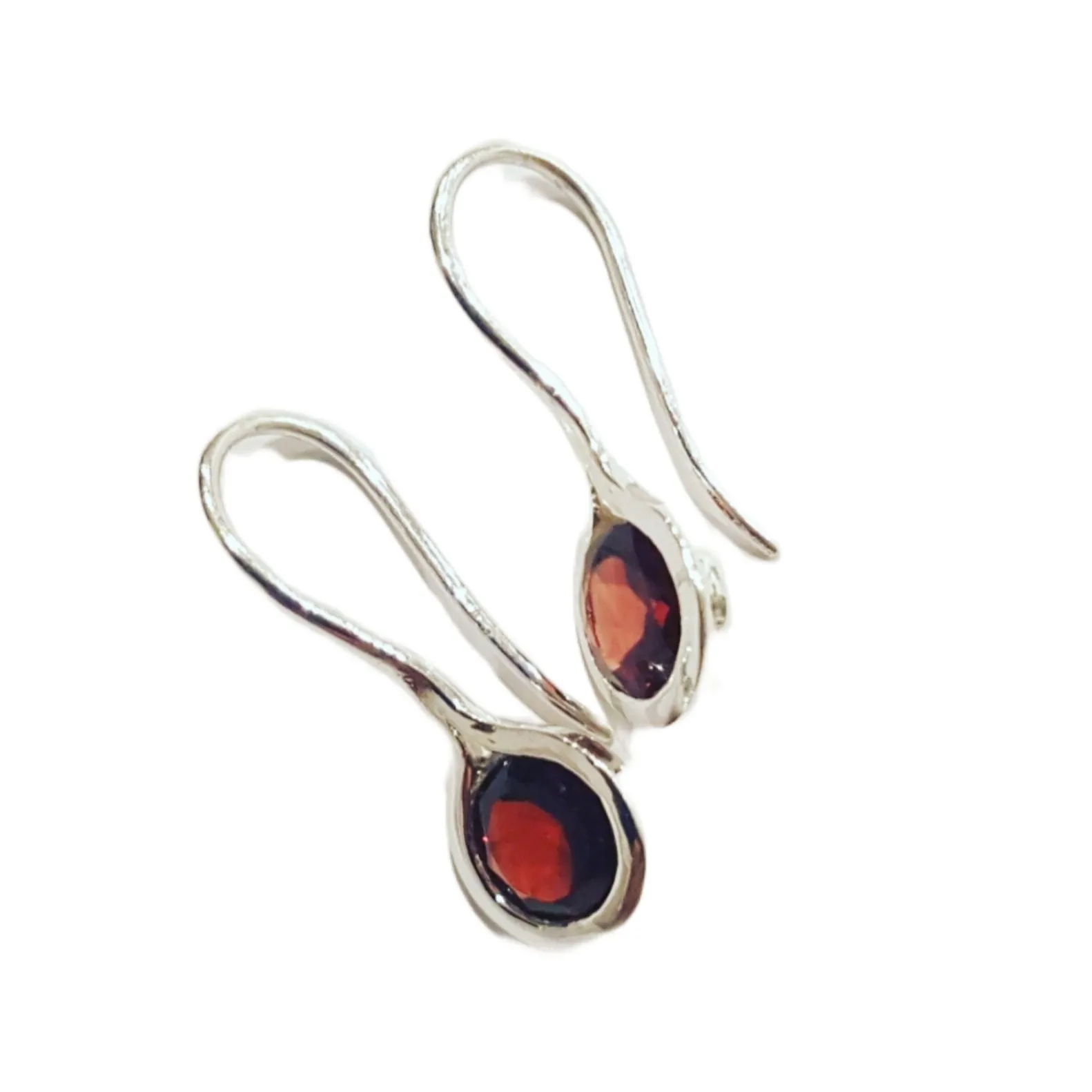 Garnet Stone drop earrings