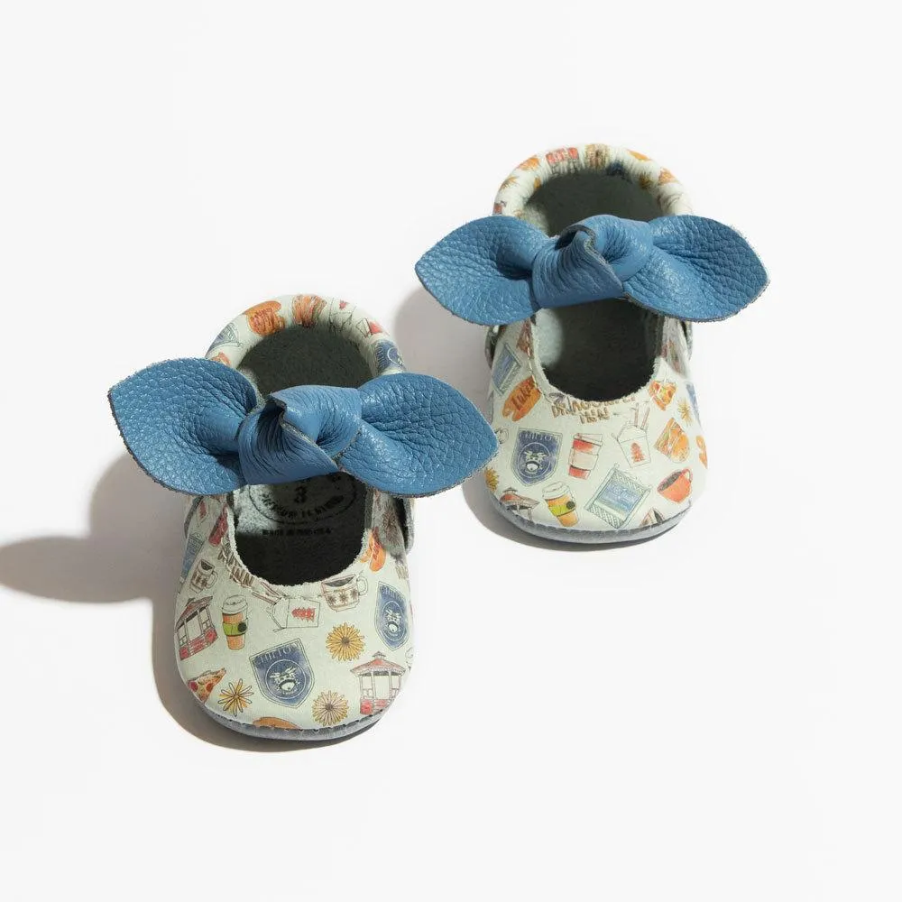 Gilmore Girls Knotted Bow Baby Shoe