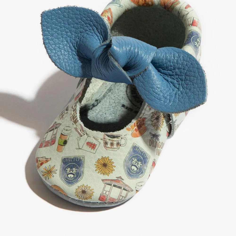 Gilmore Girls Knotted Bow Baby Shoe