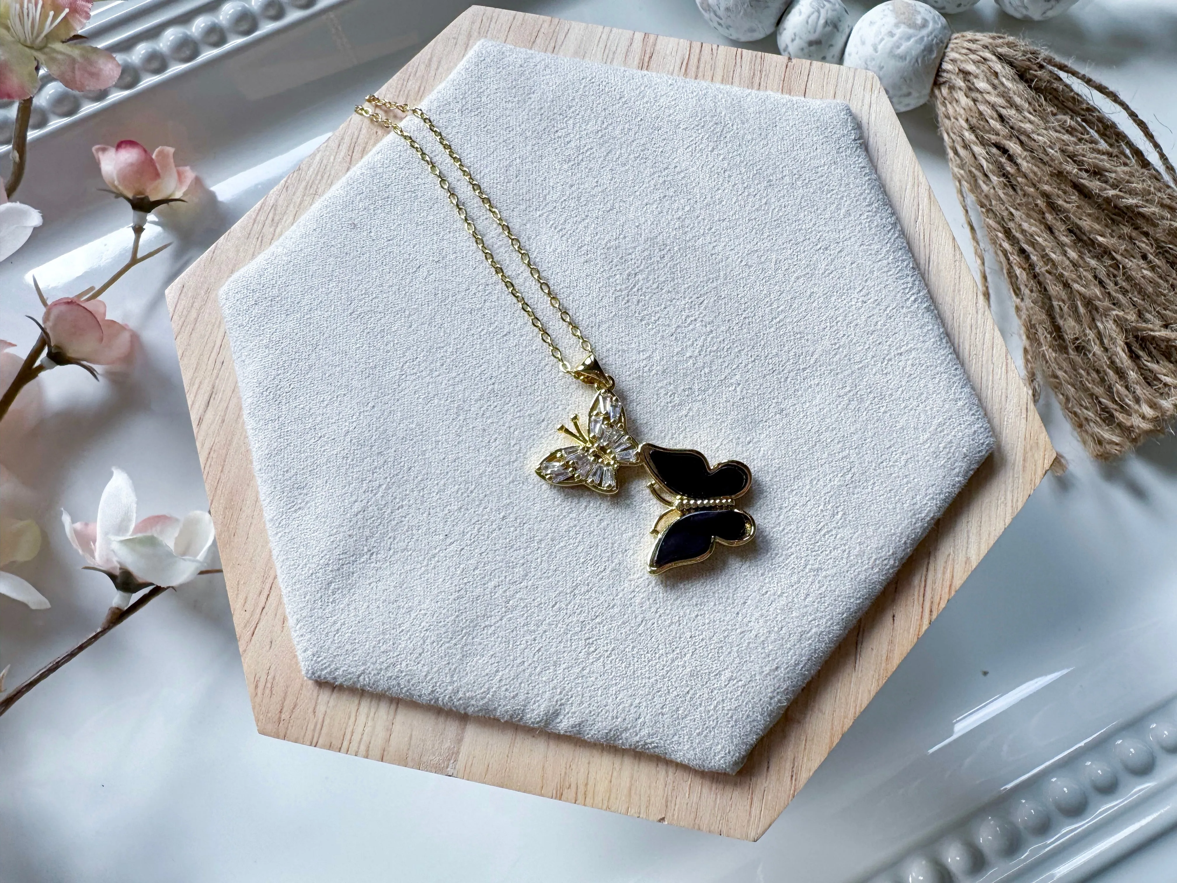 Gold Butterfly Necklace