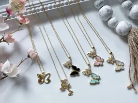 Gold Butterfly Necklace