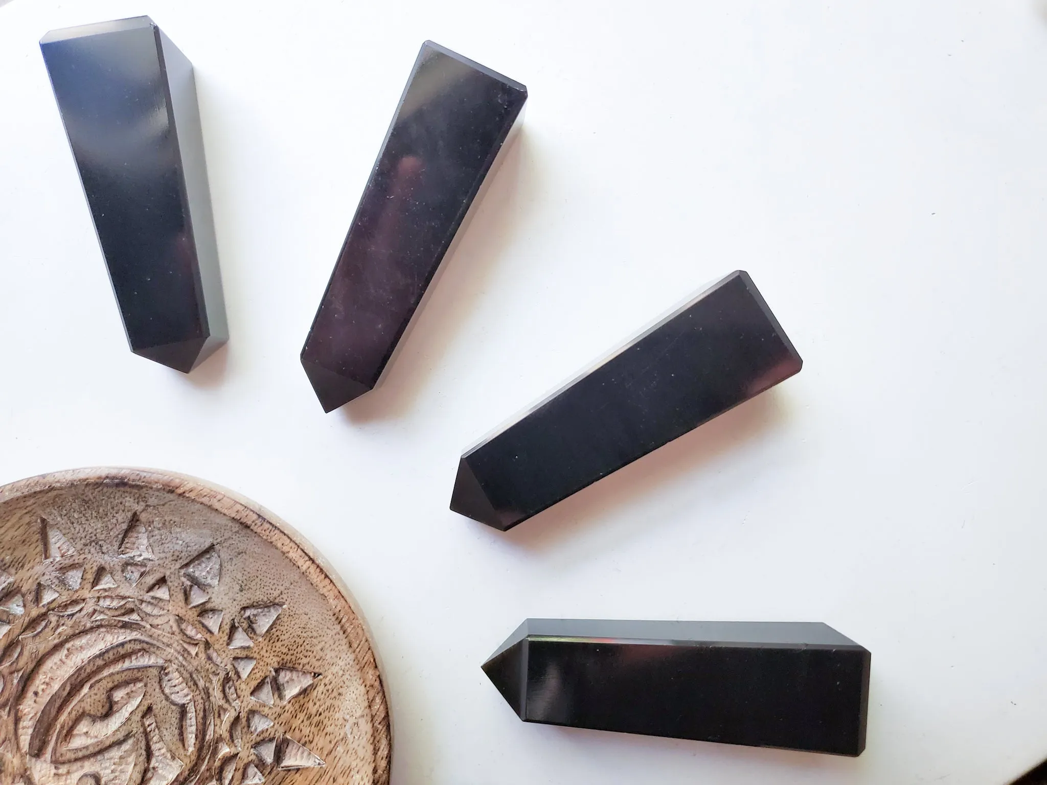 Gold Sheen Obsidian Point