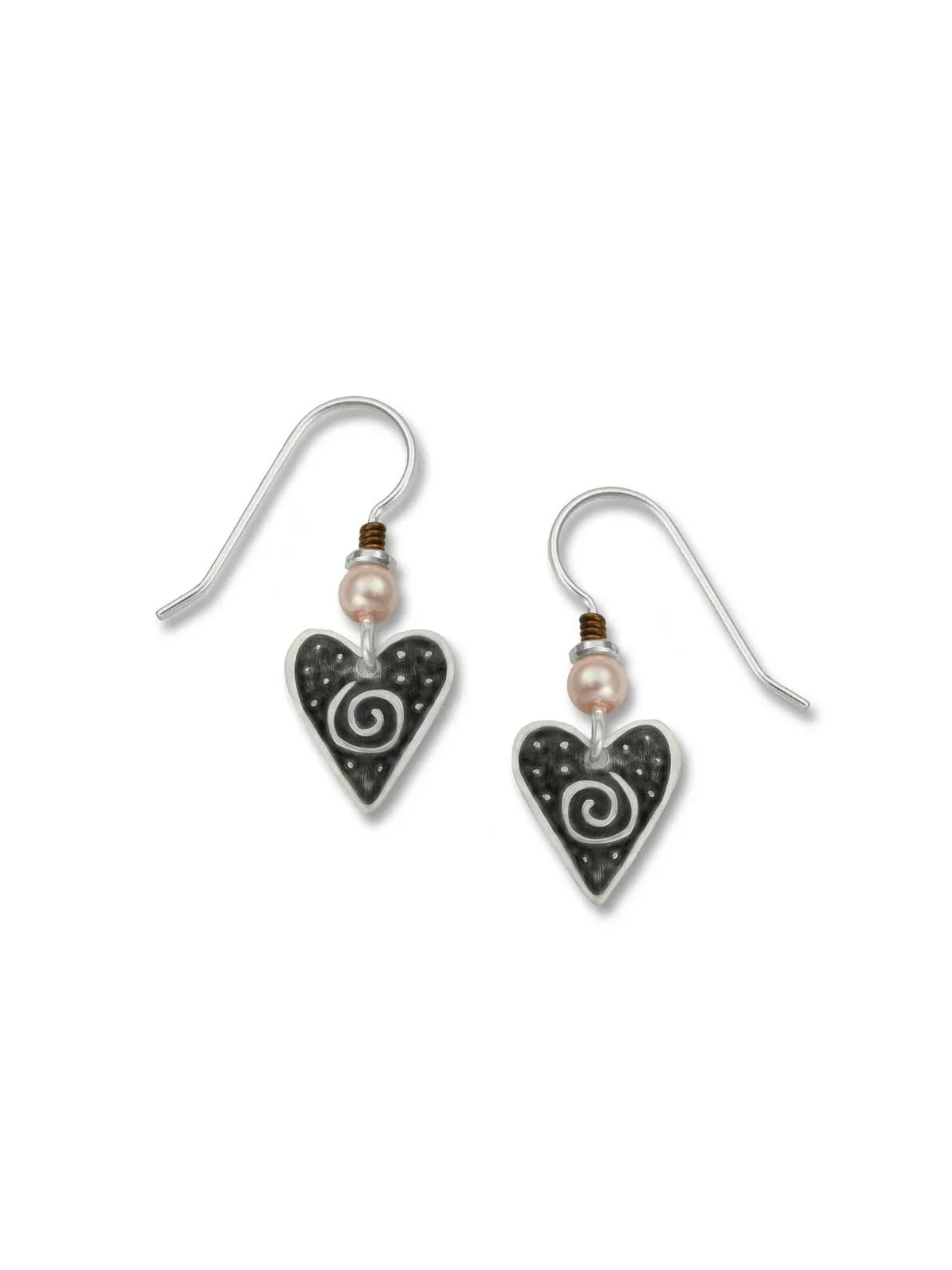 Heart Spiral Dangles by Sienna Sky