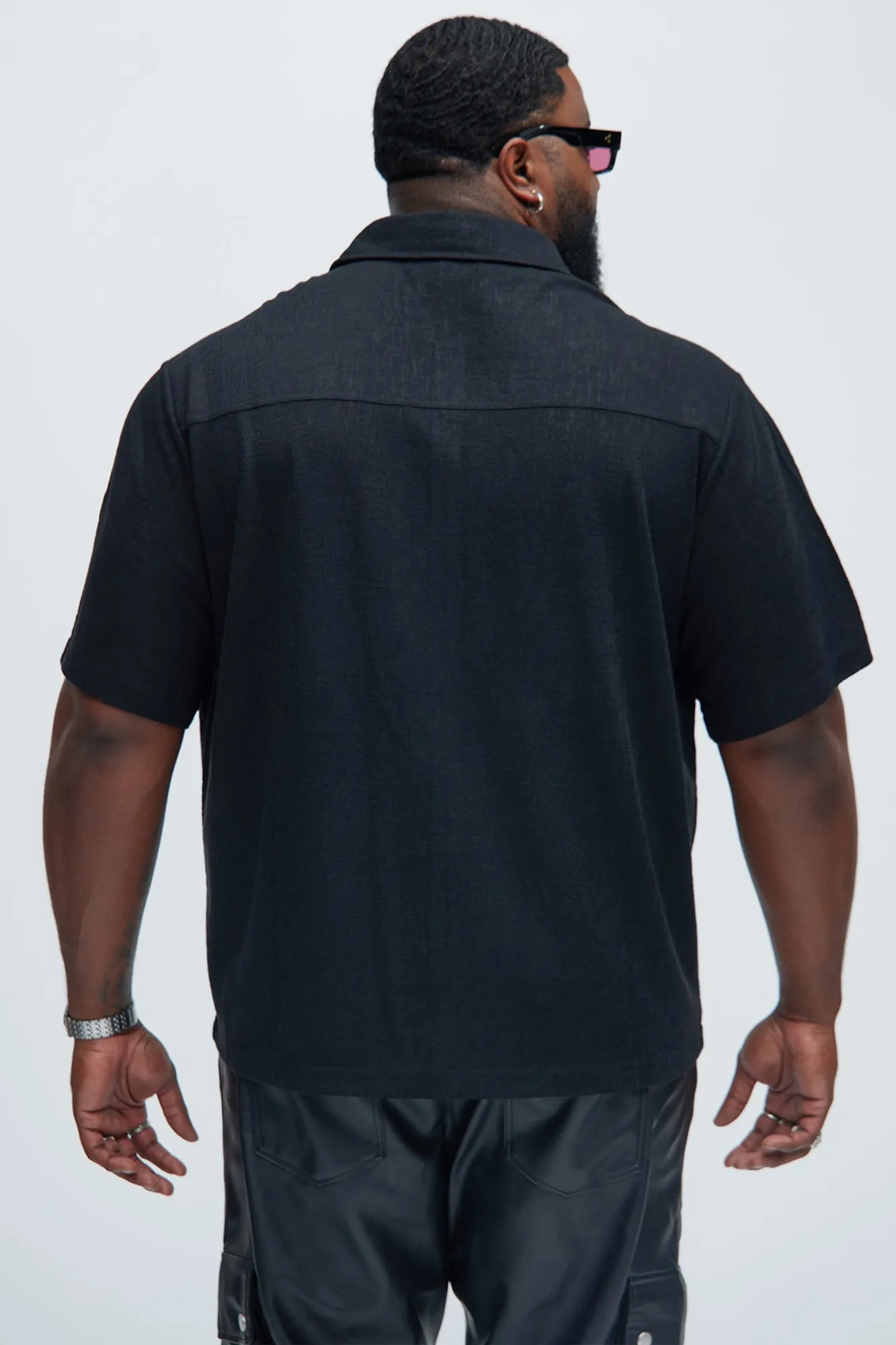 Henrik Textured Shirt - Black