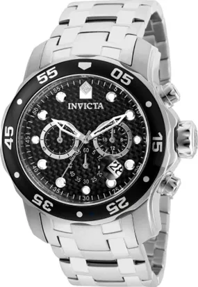 INVICTA Pro Diver Mens Watch - Stainless Steel - Stainless Steel Bracelet