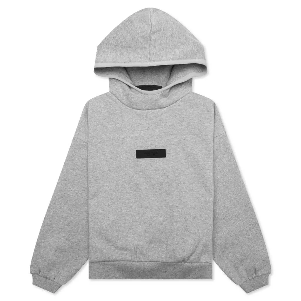 Kids Hoodie -  Dark Heather Oatmeal