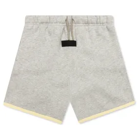 Kid's Sweatshorts - Light Heather Grey