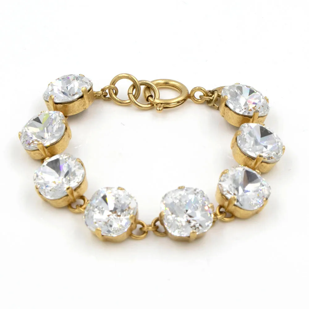 La Vie Parisienne Crystal Bracelet in Gold