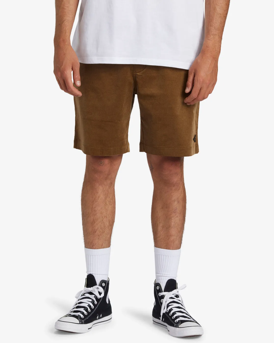 Larry Layback Corduroy 18 Shorts - Otter