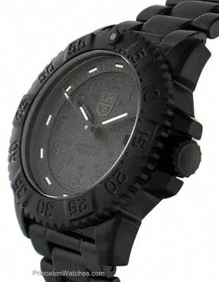 Luminox Mens Steel Colormark - Black Dial - Black PVD-Plated Case and Bracelet