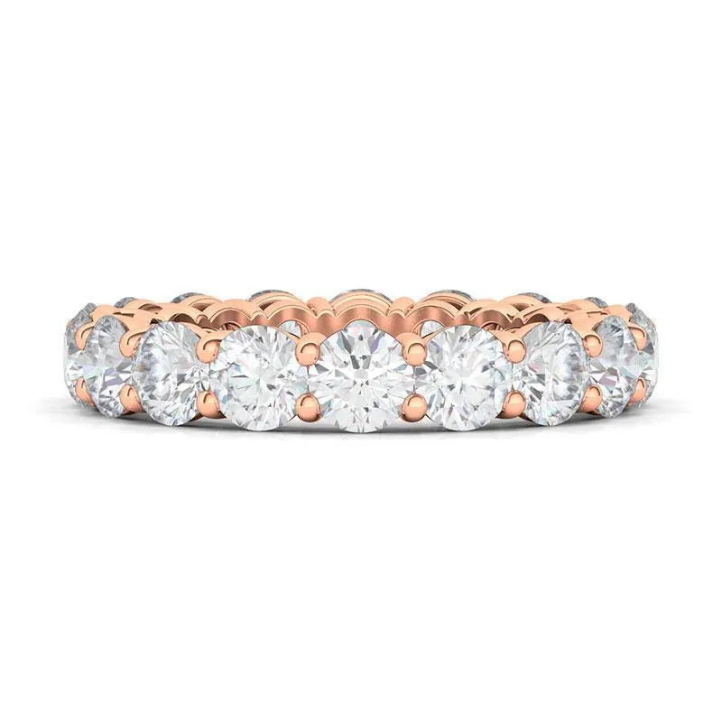 Men's Round Cut Diamond Eternity Band