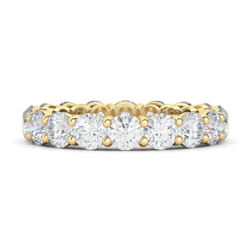 Men's Round Cut Diamond Eternity Band