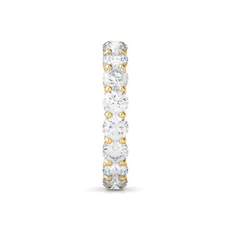 Men's Round Cut Diamond Eternity Band