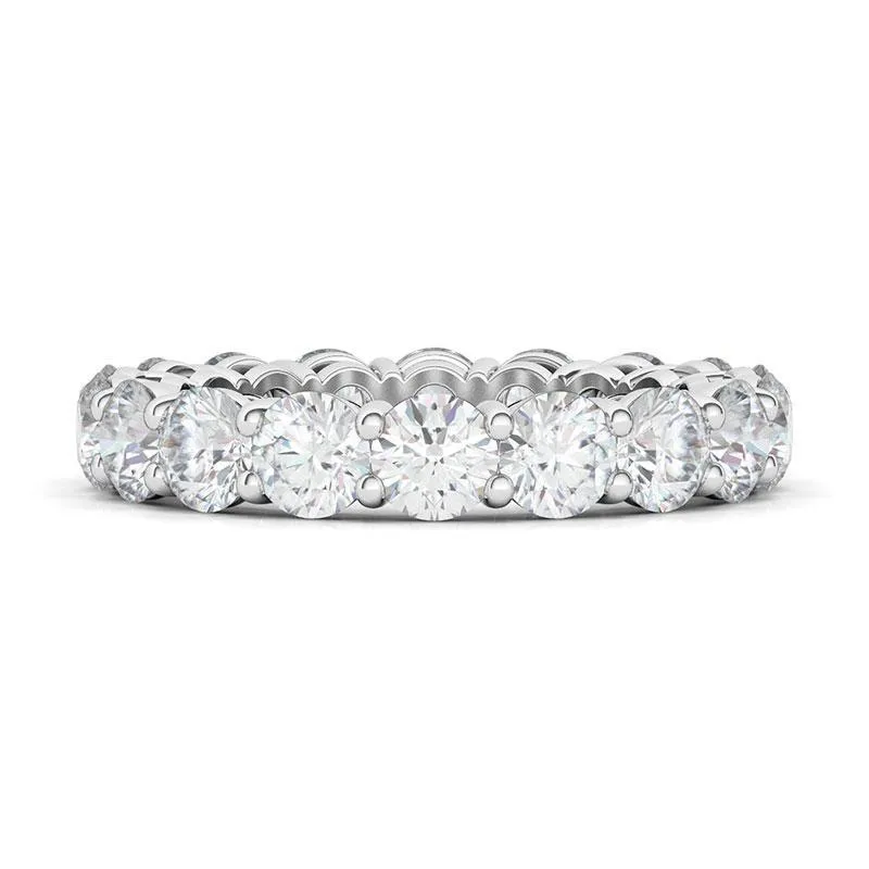 Men's Round Cut Diamond Eternity Band